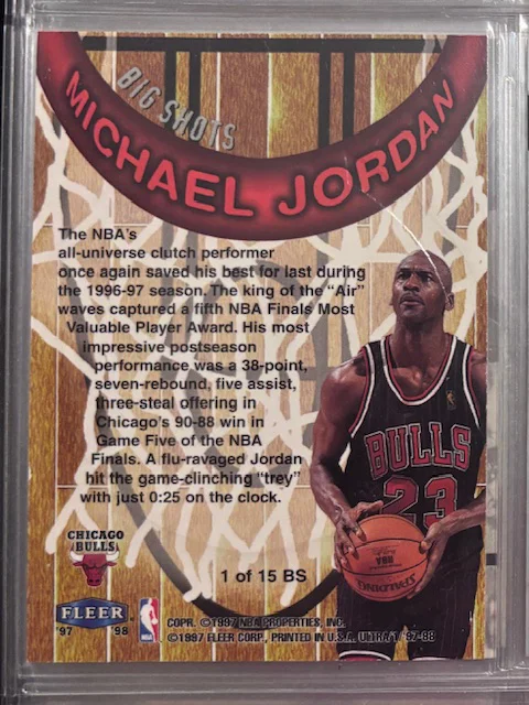 Michael Jordan hátlap